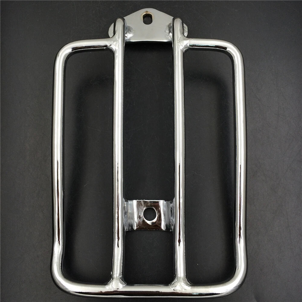 Chrome Solo Seat Luggage Rack for Harley Sportster XL 883 1200 (2004–2015)