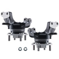 Pair Front Knuckles with Wheel Hub Bearings for Nissan Versa & Versa Note (2014–2019)