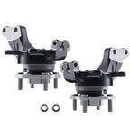 Pair Front Knuckles with Wheel Hub Bearings for Nissan Versa & Versa Note (2014–2019)