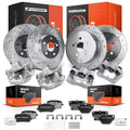Drilled Brake Rotor & Pad+Caliper for Toyota Corolla (2019-2023)