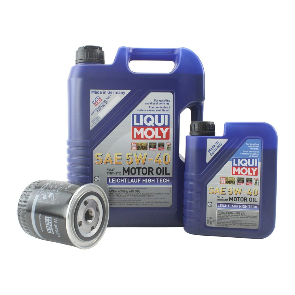 Oil Change Kit for Audi 2.7/2.8L (2000–2006) - 6L Liqui Moly 5W-40