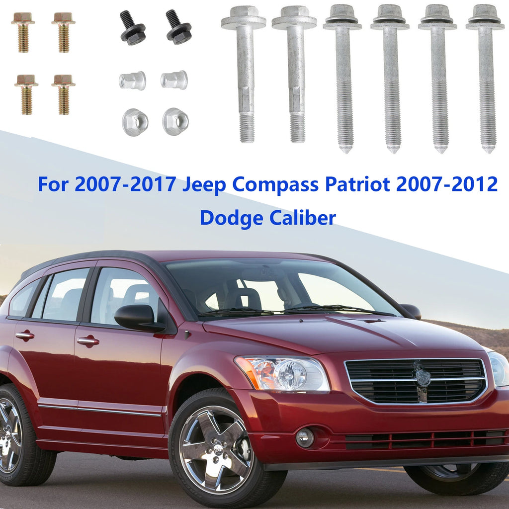 Rear Crossmember Subframe Bolt Kit for Jeep Compass Dodge Caliber (2007–2017)