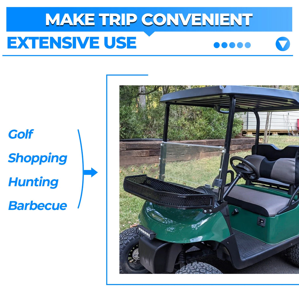 Front Clay Basket Storage Cargo for EZGO RXV Golf Cart (2008–Present)
