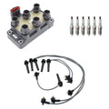 Set of 6 Denso Ignition Coil Wires & NGK Platinum Spark Plugs for MPV 2000
