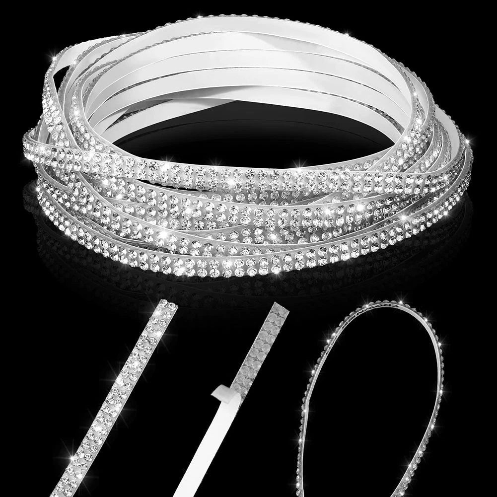Rhinestone Sticker Tape Trim for Car Interior (Universal Fit)
