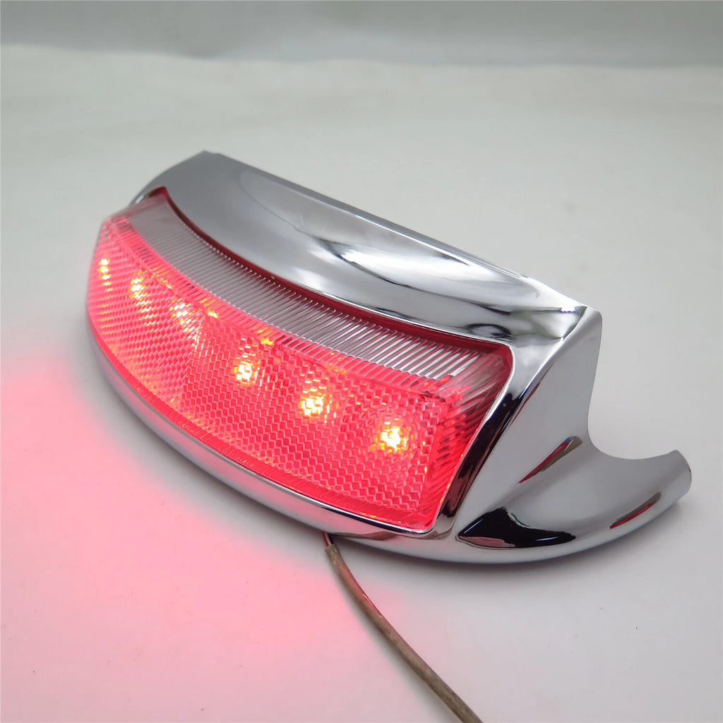 Clear Rear Fender Tip Light with Brake & Turn Signal for Harley Davidson (2009–2023)