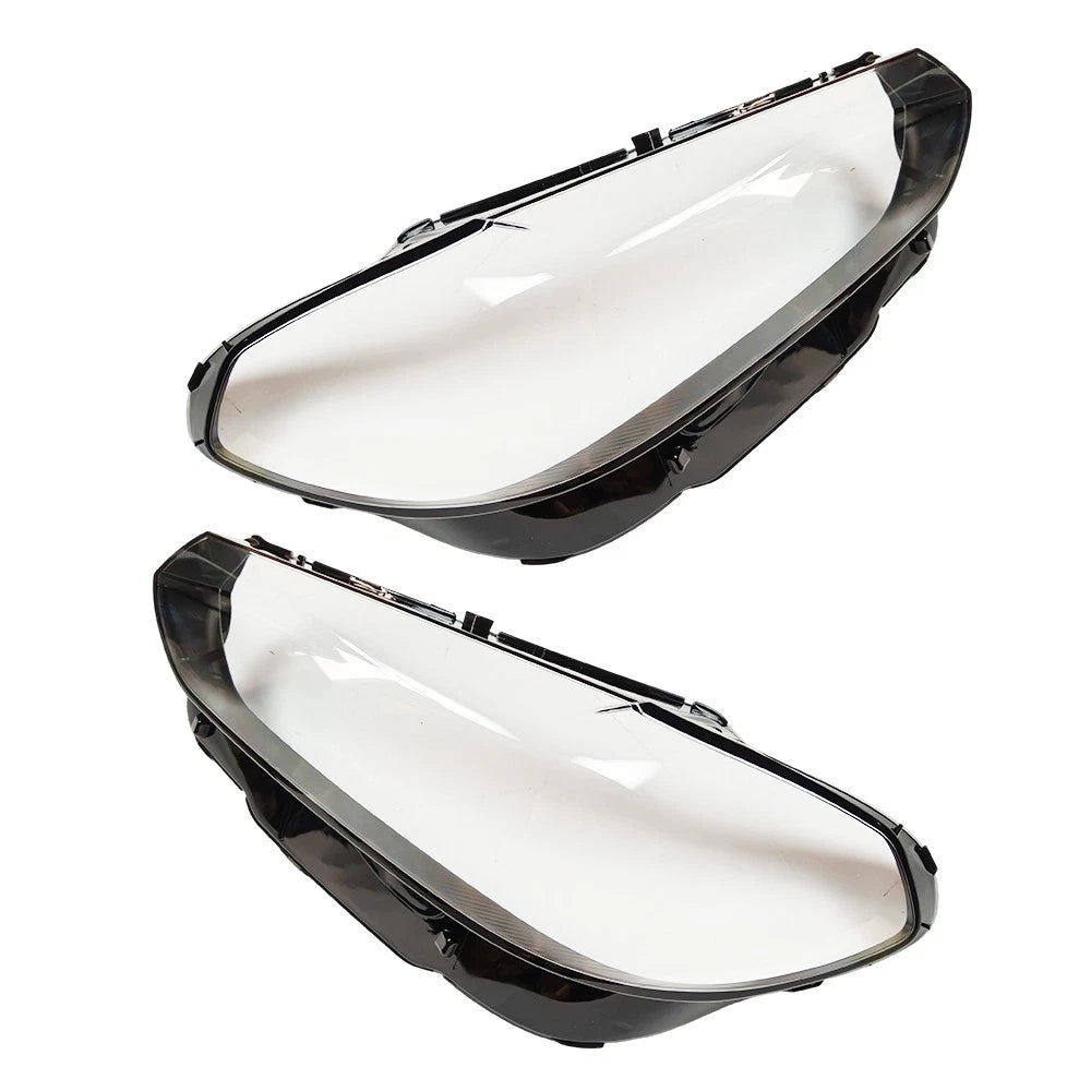 1 Pair Front Headlight Lens Clear Cover for BMW X3 X4 (2022–2024)