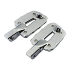 Chrome Passenger Footpegs for Harley Street Fat Bob 2018-2025