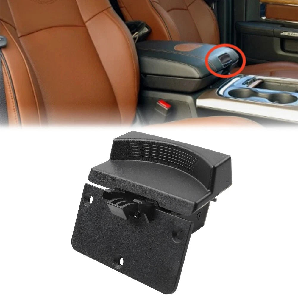 Center Console Armrest Lid Latch for Dodge Ram 1500 2500 3500 (2013–2018) 5RQ83TX7AC