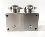 Brake Fluid Reservoir Dual Remote for Hot Rod Custom (Satin Show Quality) (1970–1979)
