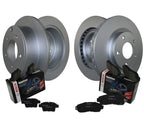 Front and Rear Brake Kit Disc Rotors & Ceramic Pads for Chrysler Dodge Jeep