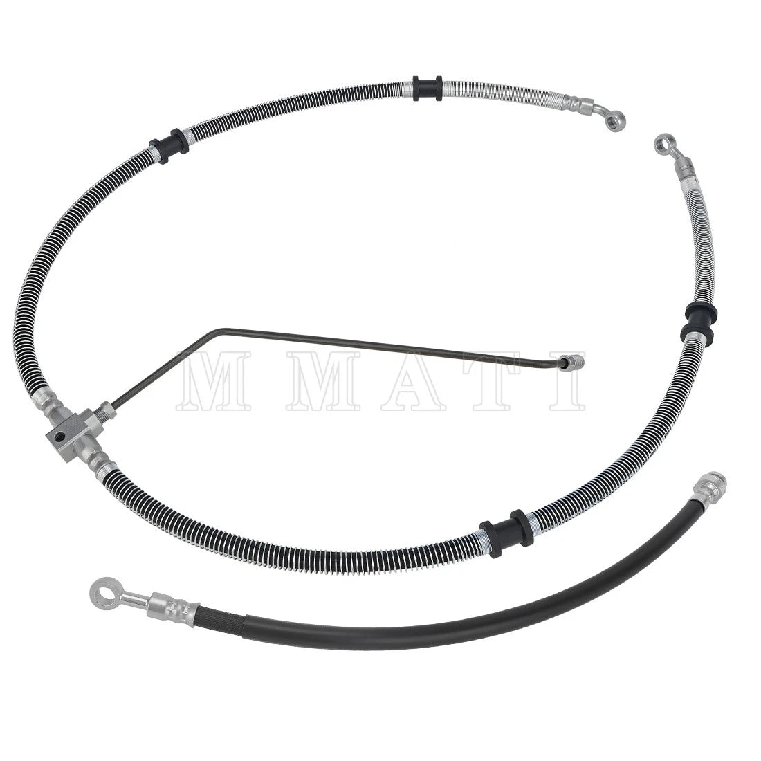 Front Brake Hose Line Pipe Kit for Yamaha Grizzly 450 YFM450FG (2011–2014)