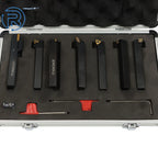 7 Pack 1/2'' Indexable Carbide Turning Tool Set for Lathe (US)