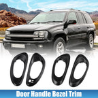 Set of 2 Interior Left Right Side Handle Covers for Chevy Trailblazer (2002–2009)