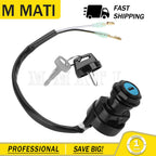 Ignition Key Switch for Kawasaki KLT185 (1986–1987) / Bayou 300 KLF300 (1987)