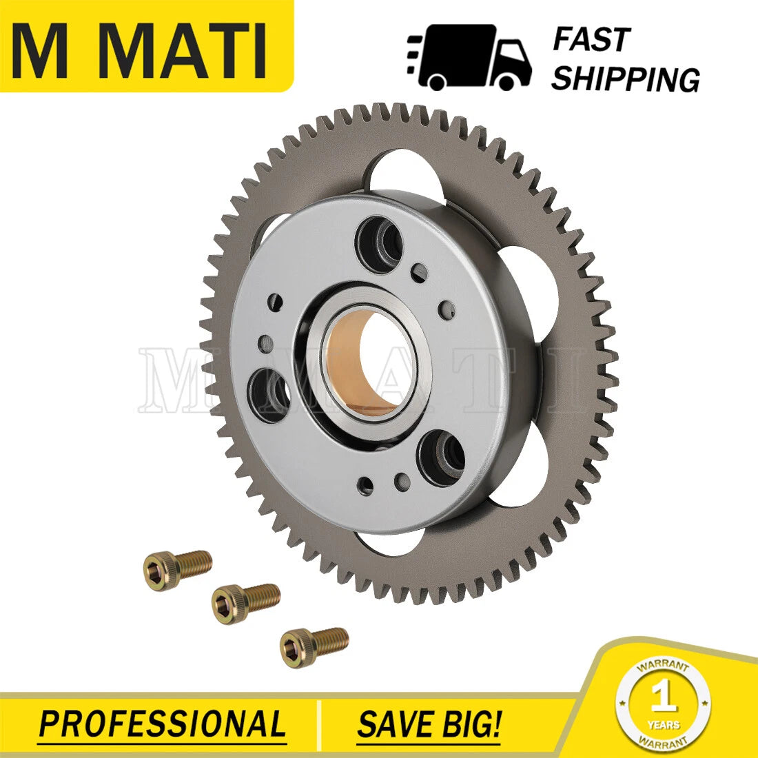 One Way Starter Clutch Gear for Kawasaki Eliminator 250 (1988–1994)