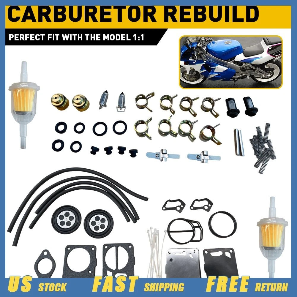 1X Dual Carburetor Rebuild Kit for Seadoo XP SP SPI SPX GTX GTS GTI GS EXV