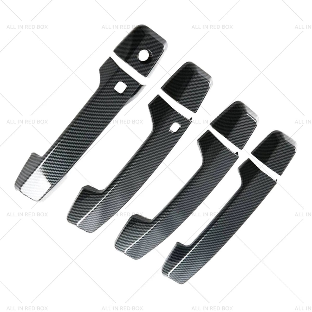 Set of 4 Side Door Handle Covers for Mitsubishi Triton L200 (2023–2025) Carbon Fiber