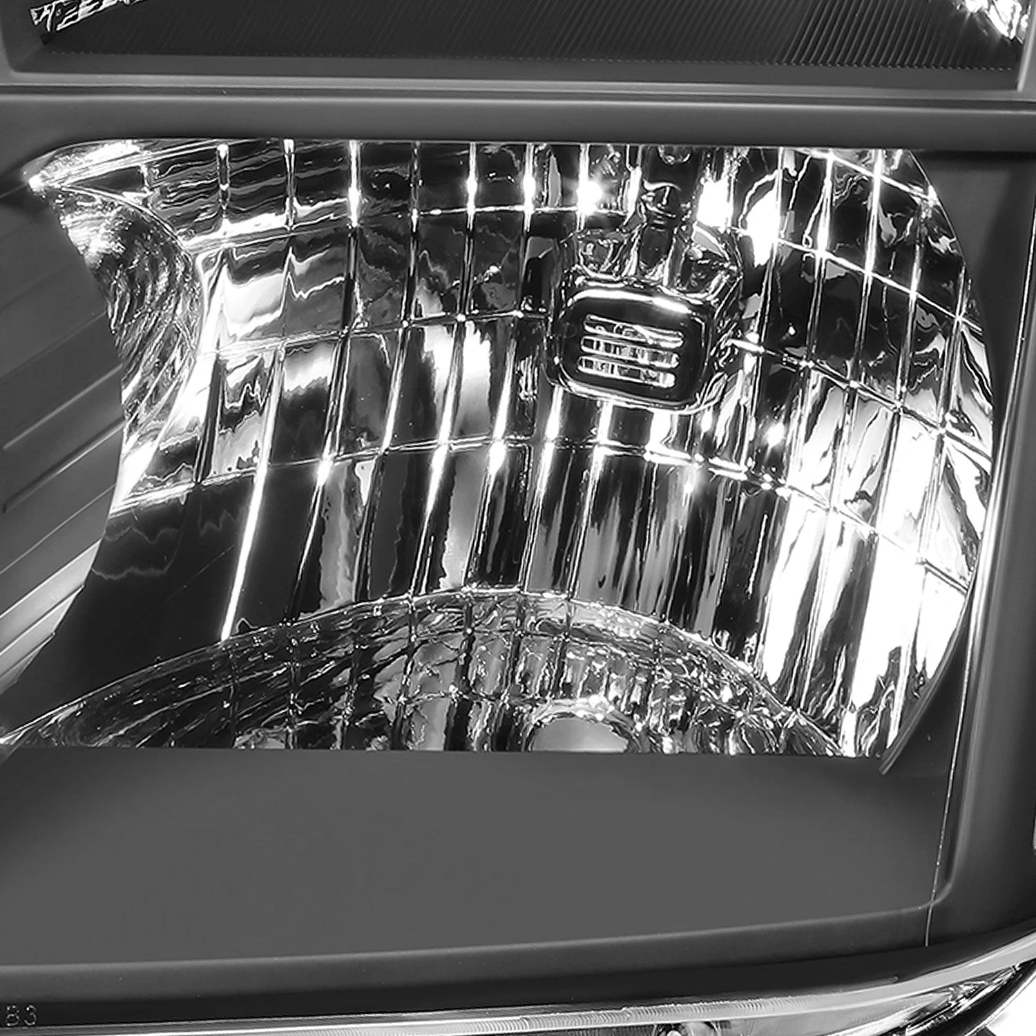 Headlight for Nissan Armada Titan (2005–2015) Black Amber Factory Style