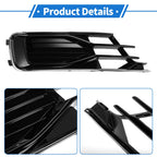 1 Pc Fog Light Grill for Audi A6 (2016–2018) No. 4G0807682AE Black
