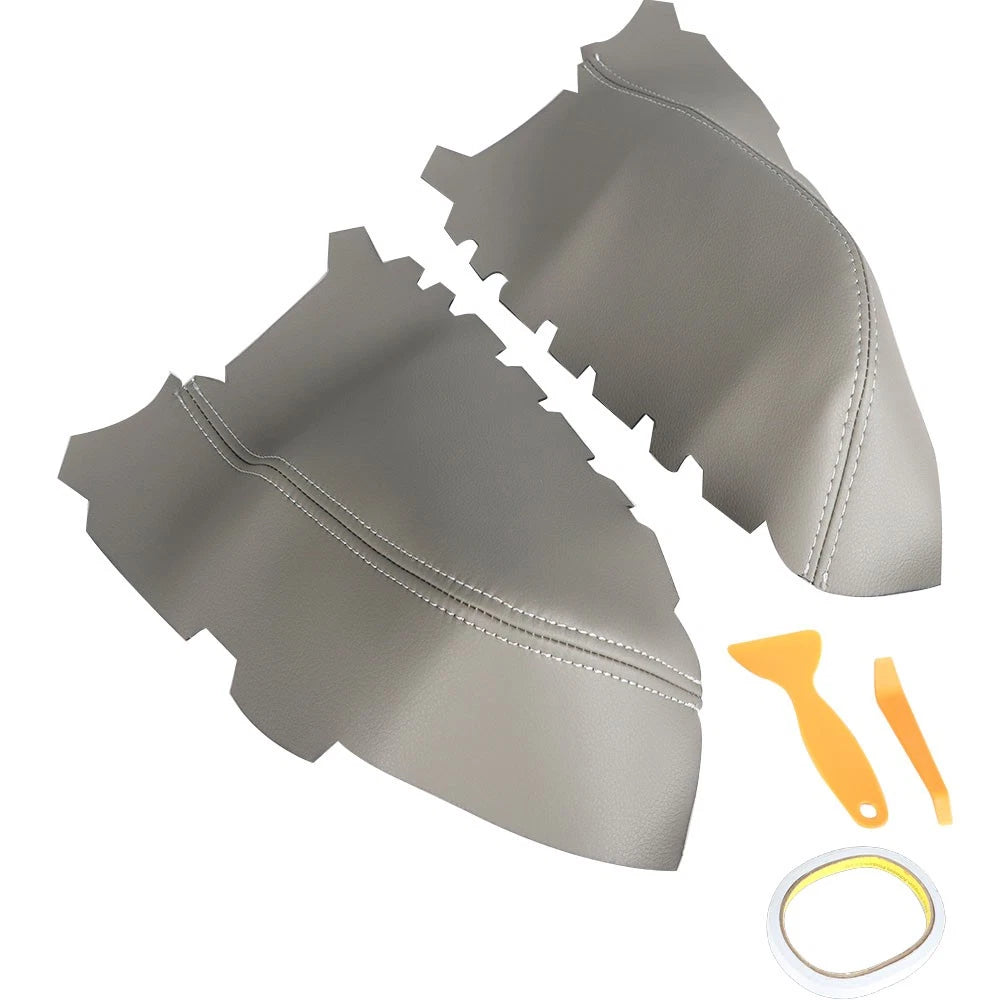 Set of 2 Leather Door Panel Armrest Covers for Honda Pilot (2009-2015)