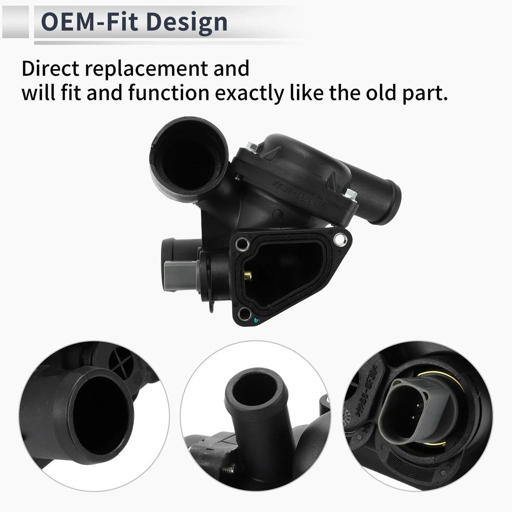 Engine Coolant Thermostat Housing Assembly for Volkswagen Touareg (2004–2007)