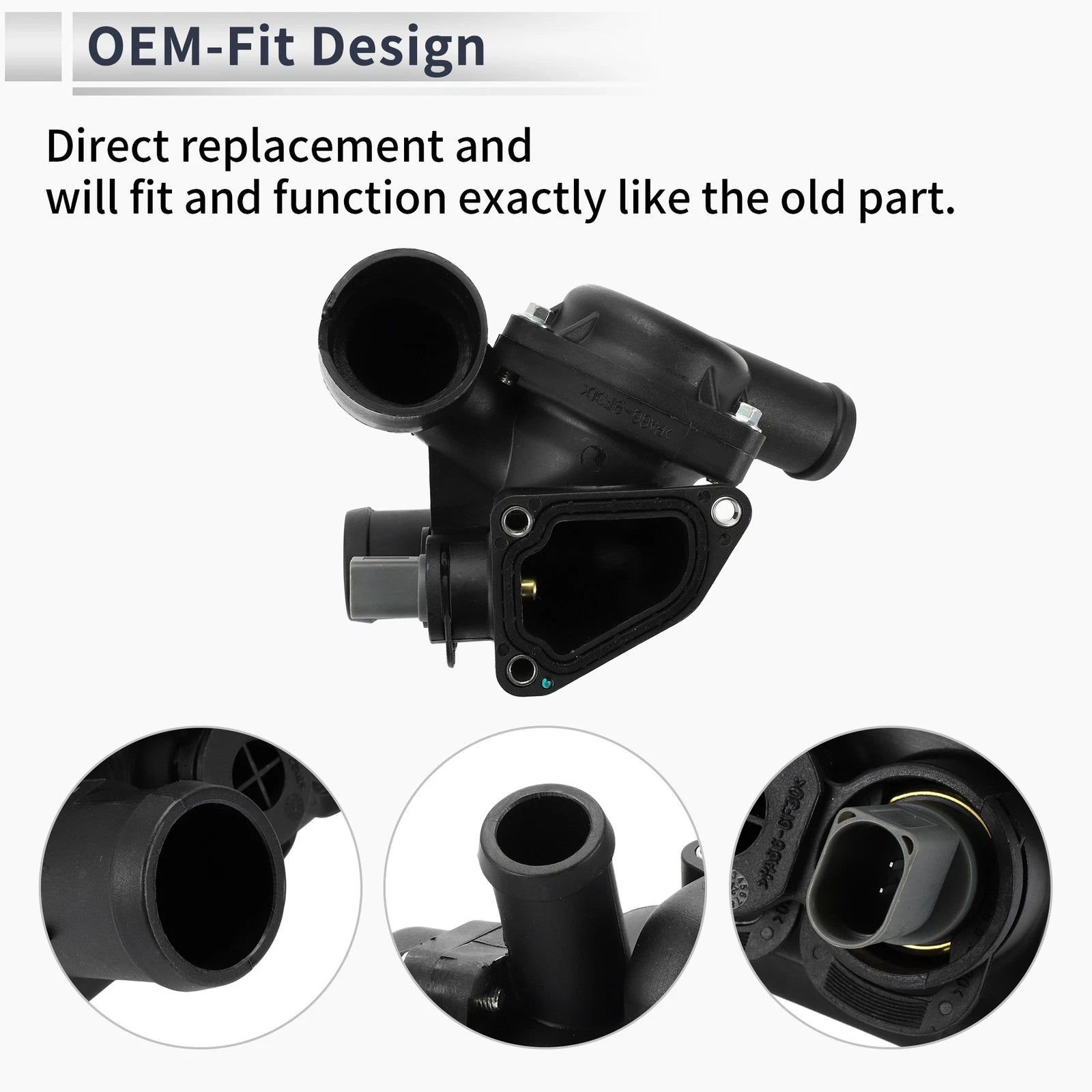 Engine Coolant Thermostat Housing Assembly for Volkswagen Touareg (2004–2007)