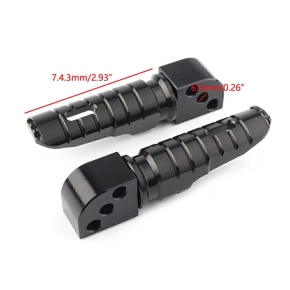 Rear Passenger Foot Rest Pegs for Kawasaki Ninja ZX-6R ZX-10R Z600 Z900 Z1000 (2000–2023)
