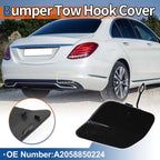 Rear Bumper Tow Hook Cover for Mercedes-Benz (A2058850224) Graphite Gray