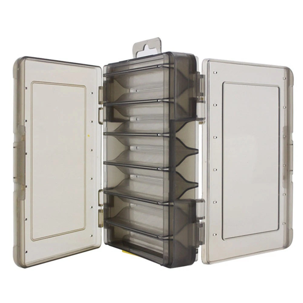 Fishing Tackle Box Storage for Fishing Accessories (12/14 Compartments)