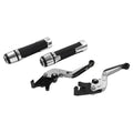 Silver Extendable Brake Clutch Levers Grip Set for Honda ADV150 (2019-2020)