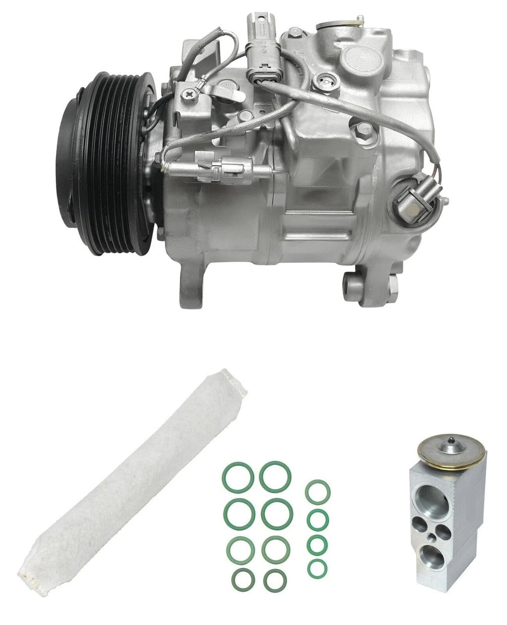 AC Compressor Kit Replacement for BMW 528i xDrive 2.0L Turbo (2012–2012)