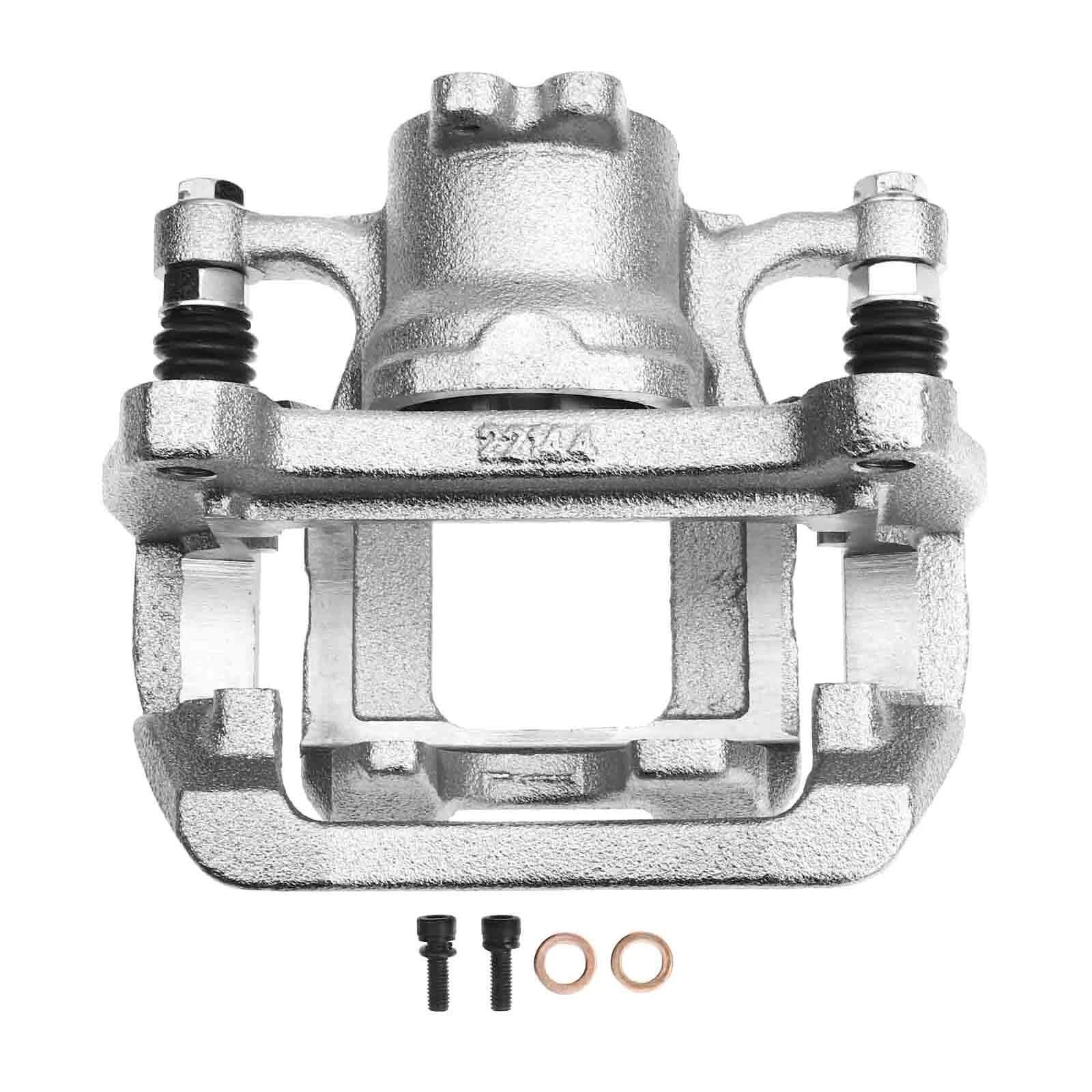Pair Rear Brake Calipers with Brackets for Chevy Blazer Traverse GMC Acadia