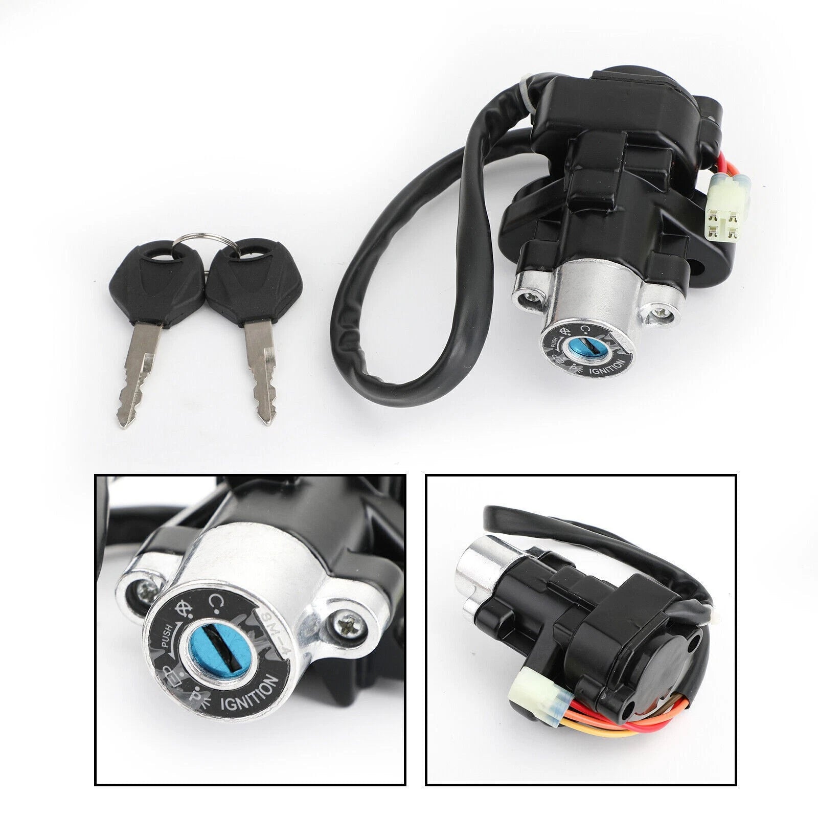 Ignition Switch Lock & Keys Kit for Suzuki SV650S (2003–2018) GSXR1000 (2001–2008)