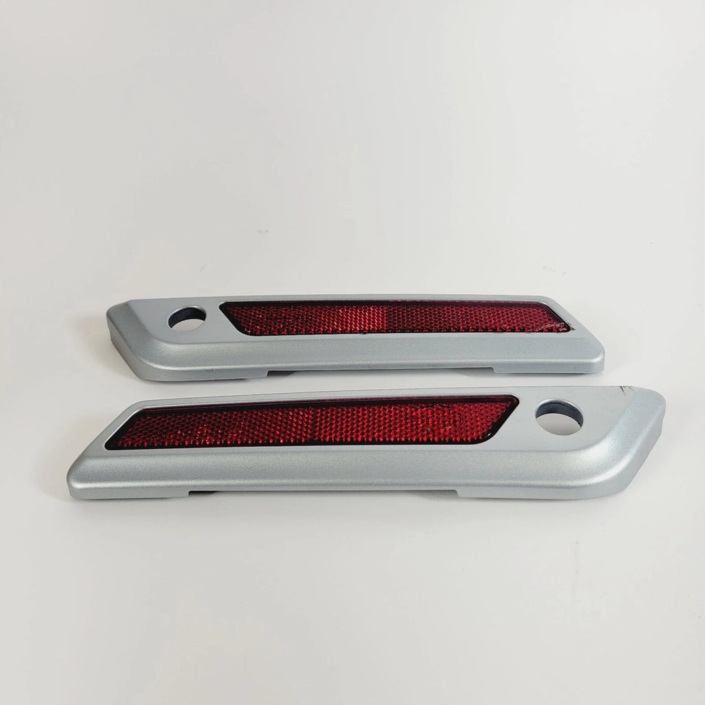 Saddlebag Latch Hinge Cover for Harley-Davidson Touring (2014–2023) - Barracuda Silver Denim