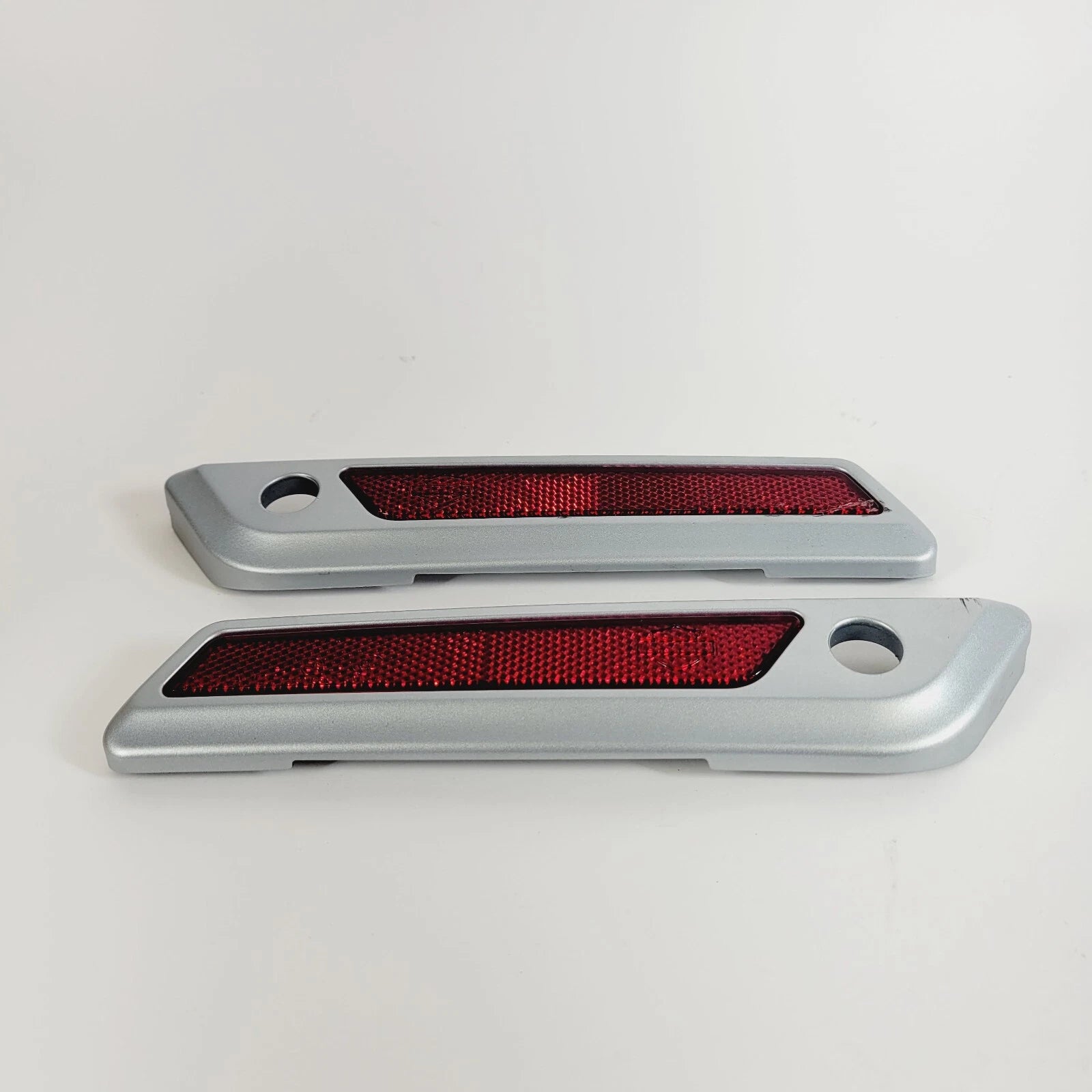 Saddlebag Latch Hinge Cover for Harley-Davidson Touring (2014–2023) - Barracuda Silver Denim