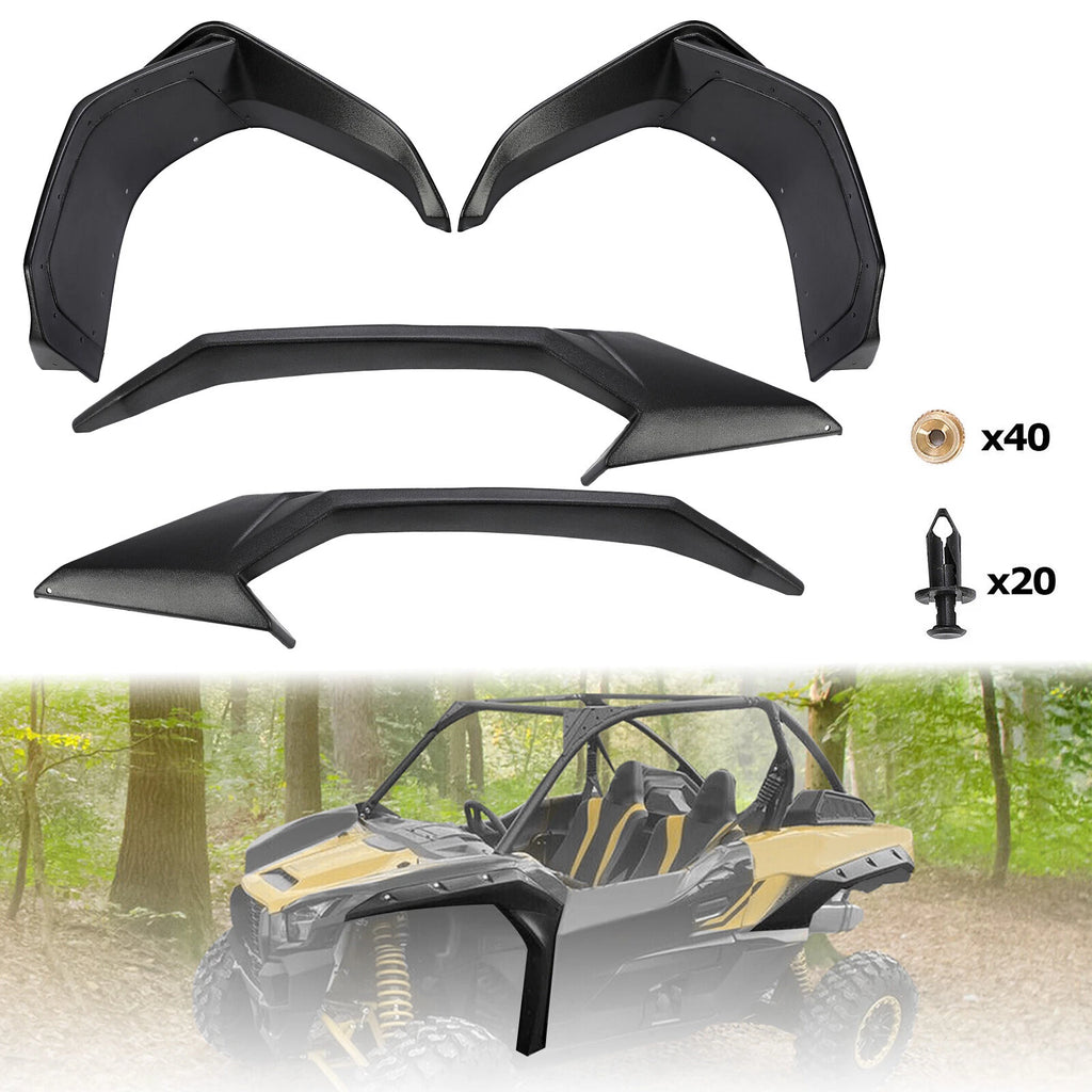 Set of 4 Fender Flares for Kawasaki Teryx KRX 1000 / KRX4 2020–2023