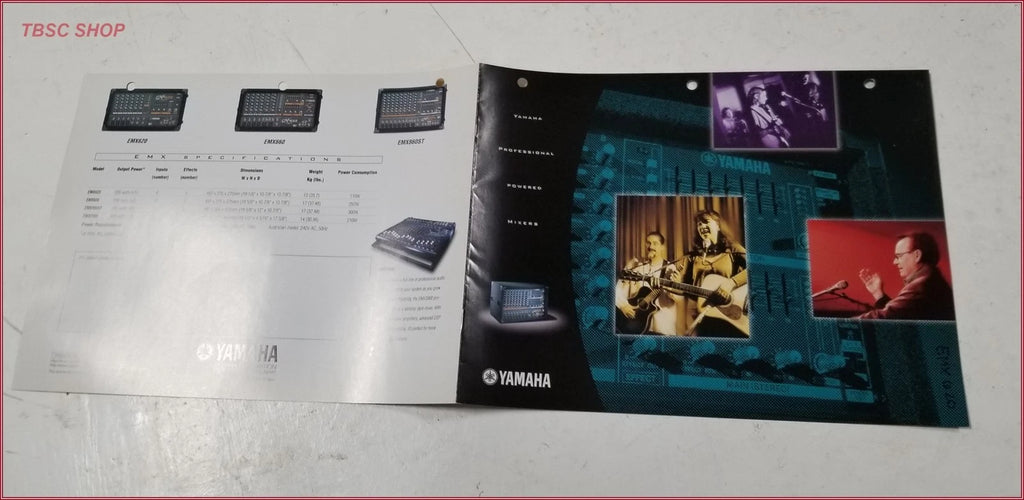 Yamaha EMX660 Powered Mixer Sales Brochure