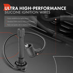 Set of 4 Spark Plug Wires for Honda Civic (1992–1995)