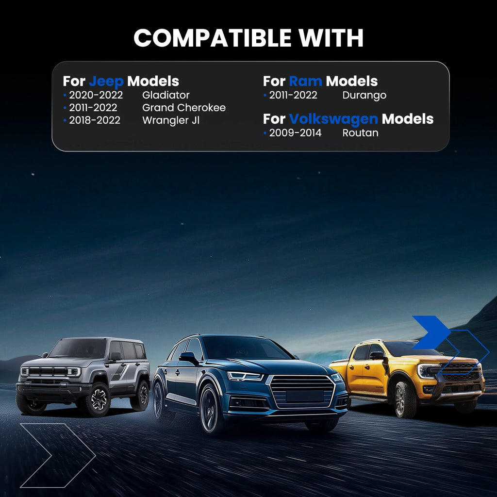 Hubcentric Wheel Spacers for 21-24 Jeep Grand Cherokee L (4PCS, 5x5)