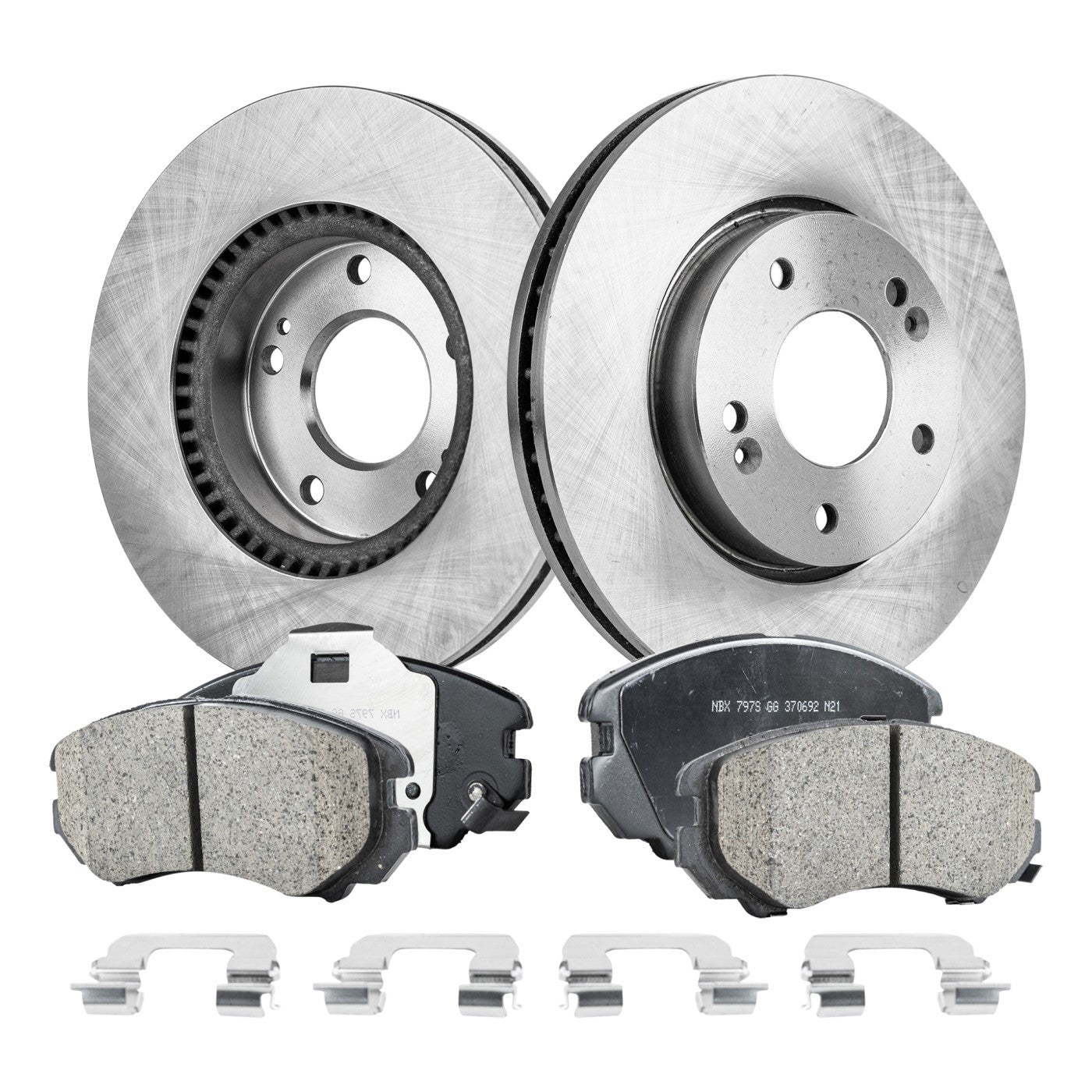 Front Brake Disc and Pad Kit for Hyundai Sonata (2005–2010)