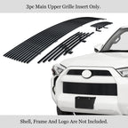 Stainless Black Billet Grille Combo for Toyota 4Runner (2014-2019)