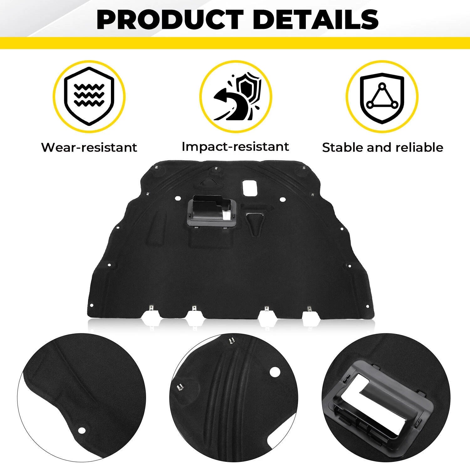 Front Lower Radiator Support Splash Shield for Ford Bronco Sport (2021–2023) LX6Z6775L
