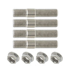 10mm M10x1.25 Exhaust Studs & Serrated Nuts for Toyota Honda Nissan