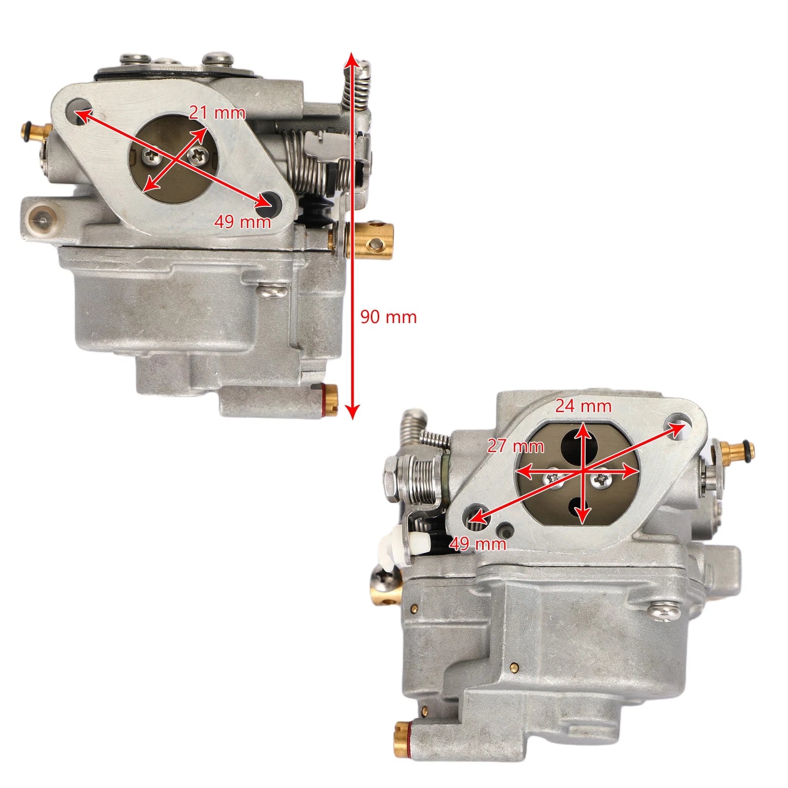 Carburetor 6AU-14301-40 41 for Yamaha Hidea Outboard F 9.9 hp (4T)