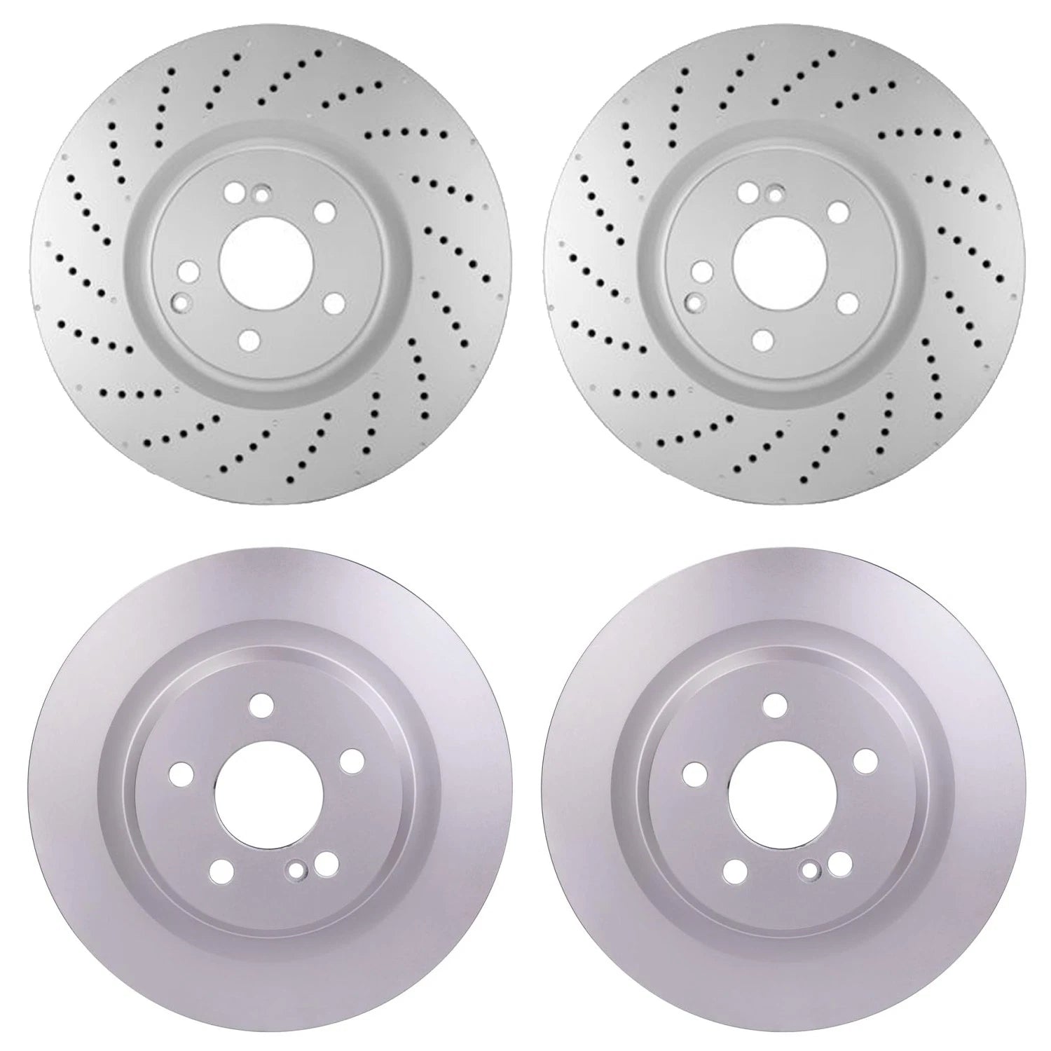 Brake Rotor Kit for Benz W212 E550 4Matic (2012–2014) 360mm 320mm