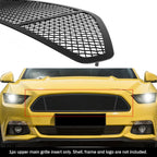 Stainless Black Mesh Grille Insert for Ford Mustang V6 (2015–2017)