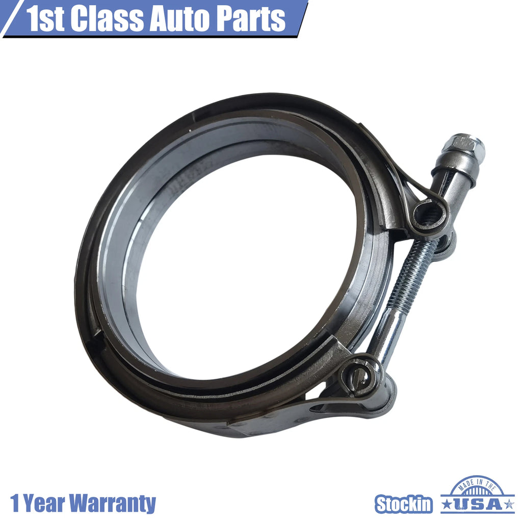 4 Inch V Band Clamp for Exhaust Pipes (304 Stainless Steel)