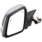 Left Heated Manual Folding Mirror for 2022 Jeep Grand Cherokee WK Chrome