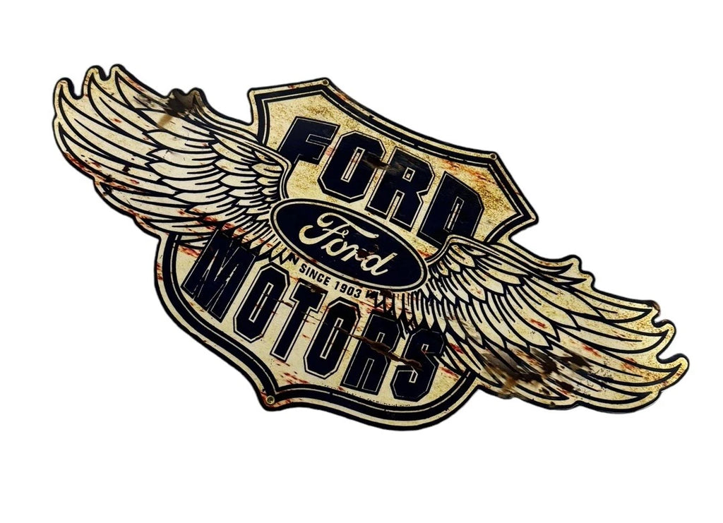 Vintage Metal Sign Replacement for Ford Vehicles (1903–Present)